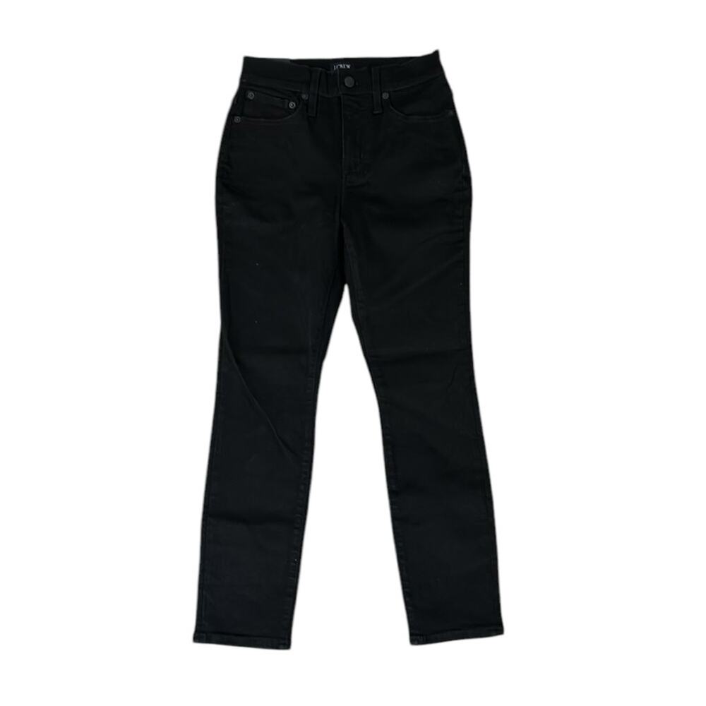 J.Crew Curvy High Rise Skinny, Black, Women’s Size 24P
